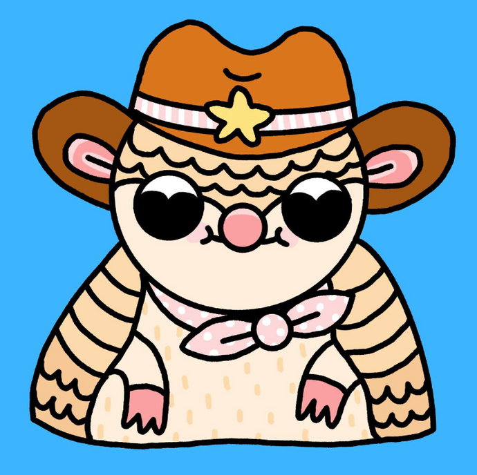 Armadillo Sticker