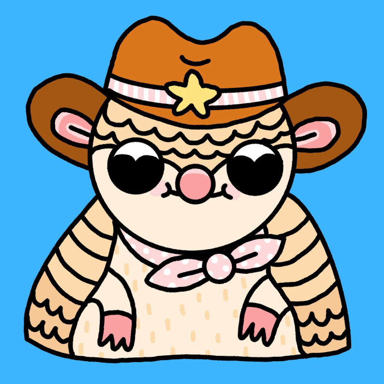 Armadillo Sticker