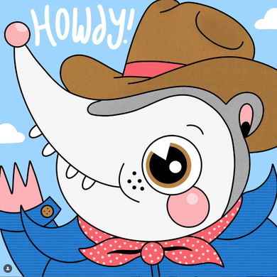 Howdy Opossum Print