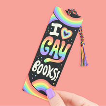 Load image into Gallery viewer, I Love Gay Books Bookmark