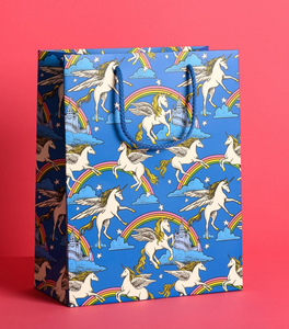 Unicorn Queen large gift bag