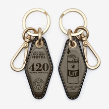 Load image into Gallery viewer, Sky High Hotel Keychain