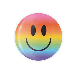 Rainbow Smiley Button