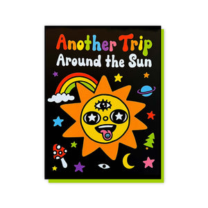 Another Trip Around The Sun A2 Greeting Card