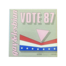 Load image into Gallery viewer, Vintage Gay &amp; Lesbian VOTE 87 Button