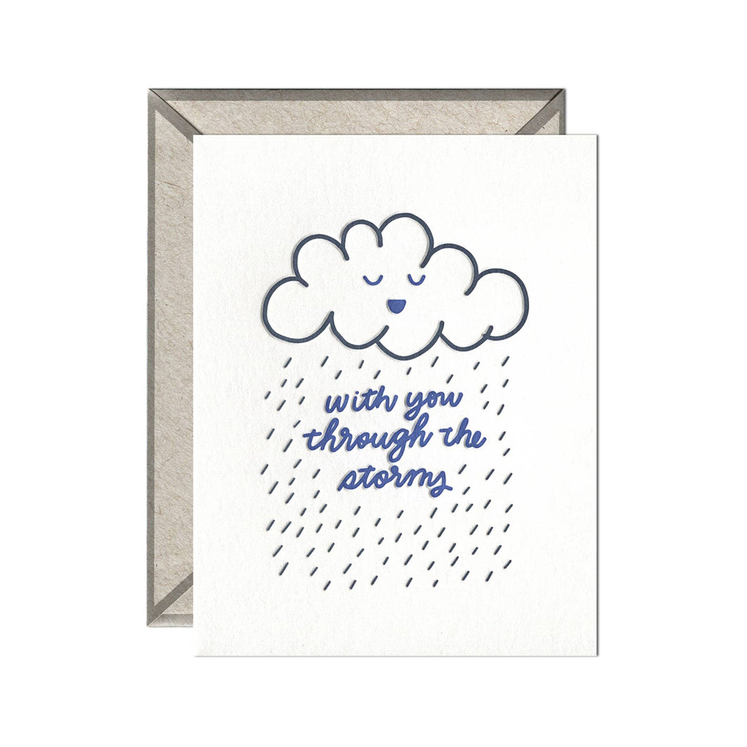 With You Through The Storms Card