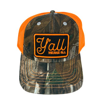 Load image into Gallery viewer, Yall Means All Camo Trucker Hat