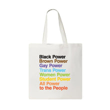 Load image into Gallery viewer, Power To The People Tote Bag