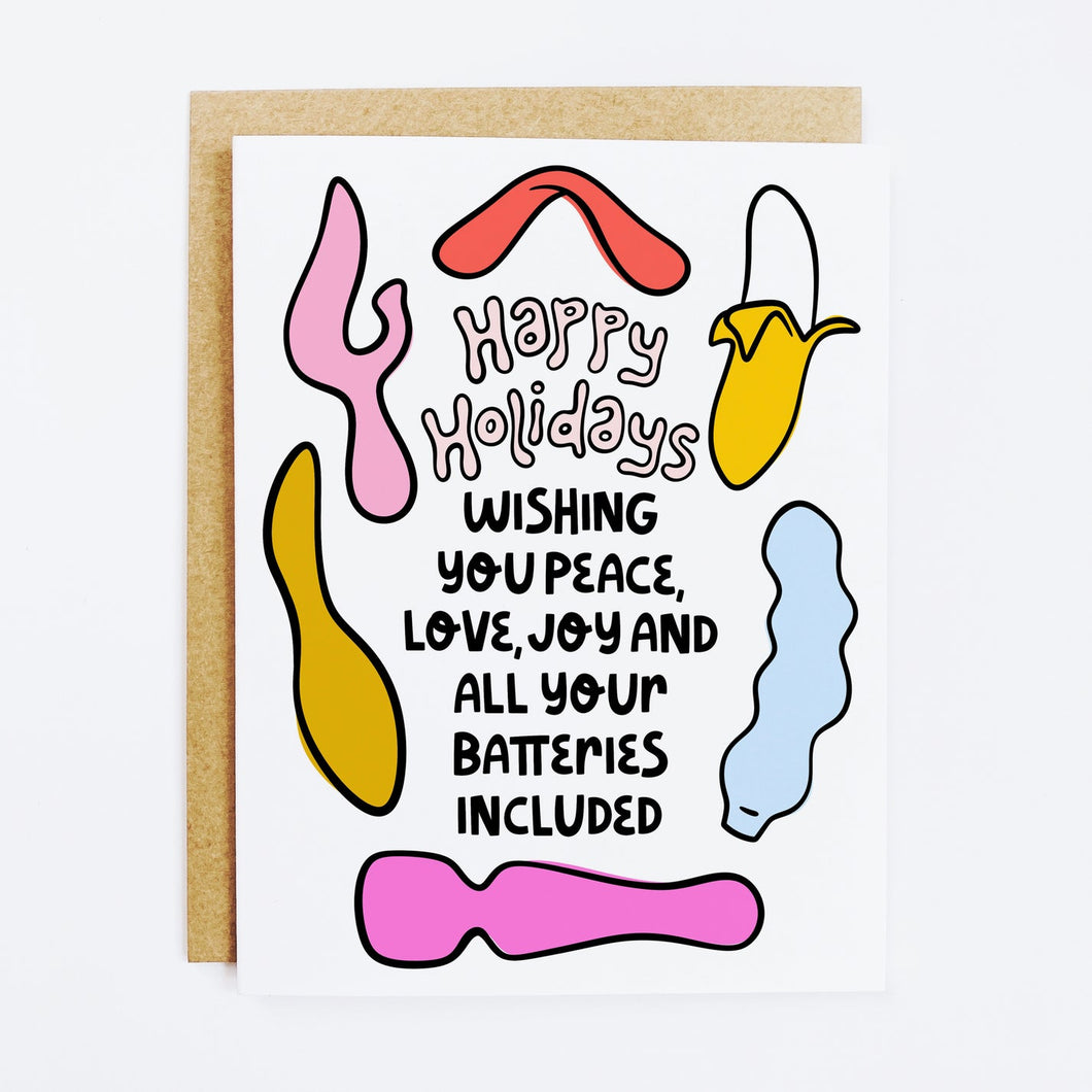 Batteries Included - Greeting Card