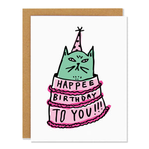 Happee Birthday To You Card