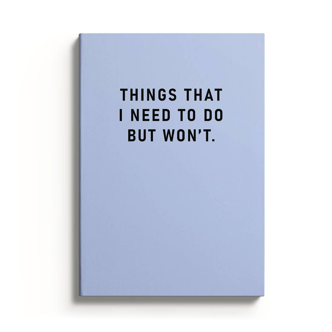 Things I Need To Do Notebook