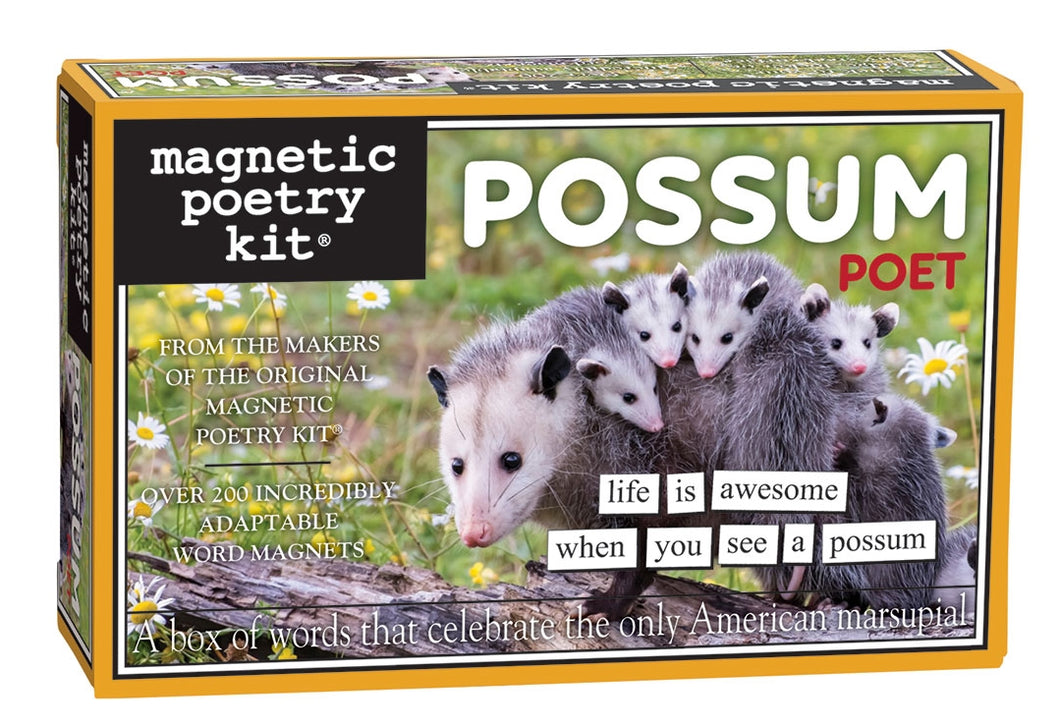 Possum Poet - Magnetic Poetry Kit