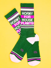 Load image into Gallery viewer, Horny For Houseplants Socks