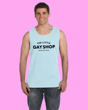 Load image into Gallery viewer, The Little Gay Shop Logo - Light Blue Tank Top