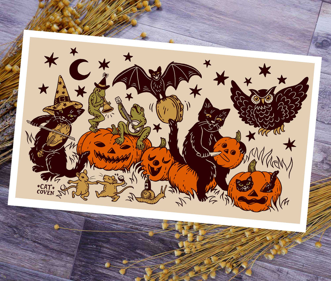 Halloween Jamboree Art Print