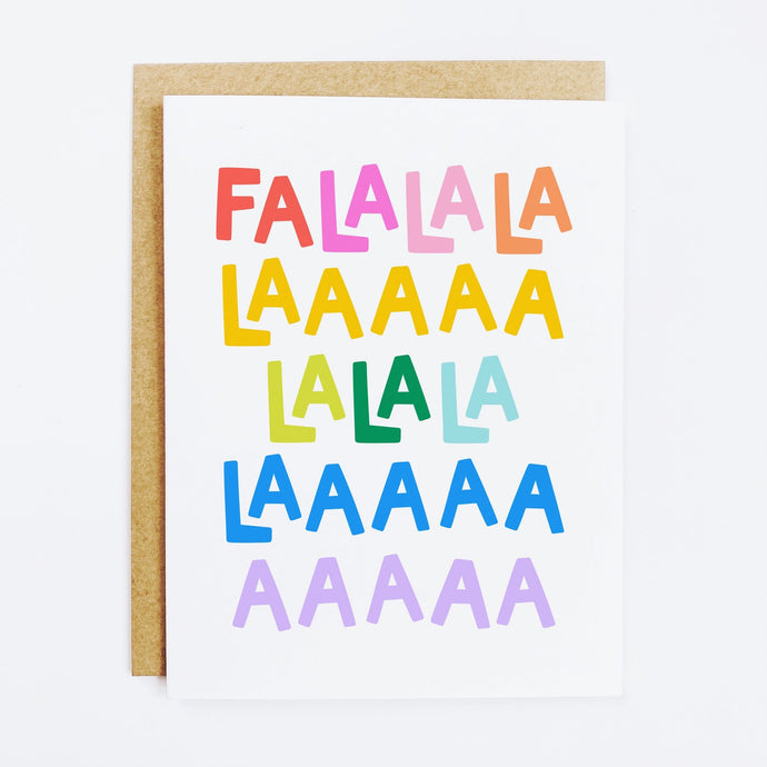 Fa La La - Greeting Card