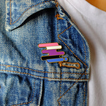 Load image into Gallery viewer, Genderfluid Pride Flag - Enamel Pin