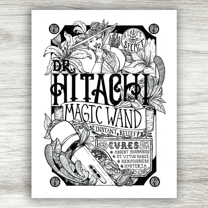 Dr. Hitachi's Magic Wand Print