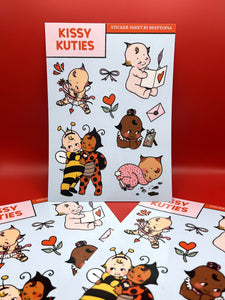 Kissy Kuties - Sticker Sheet