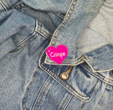 Load image into Gallery viewer, Cringe Acrylic Pin