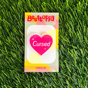 Cursed Acrylic Pin