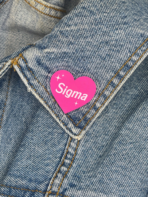 Sigma Acrylic Pin