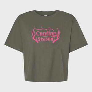 Cunting Season - Crop Tee Shirt