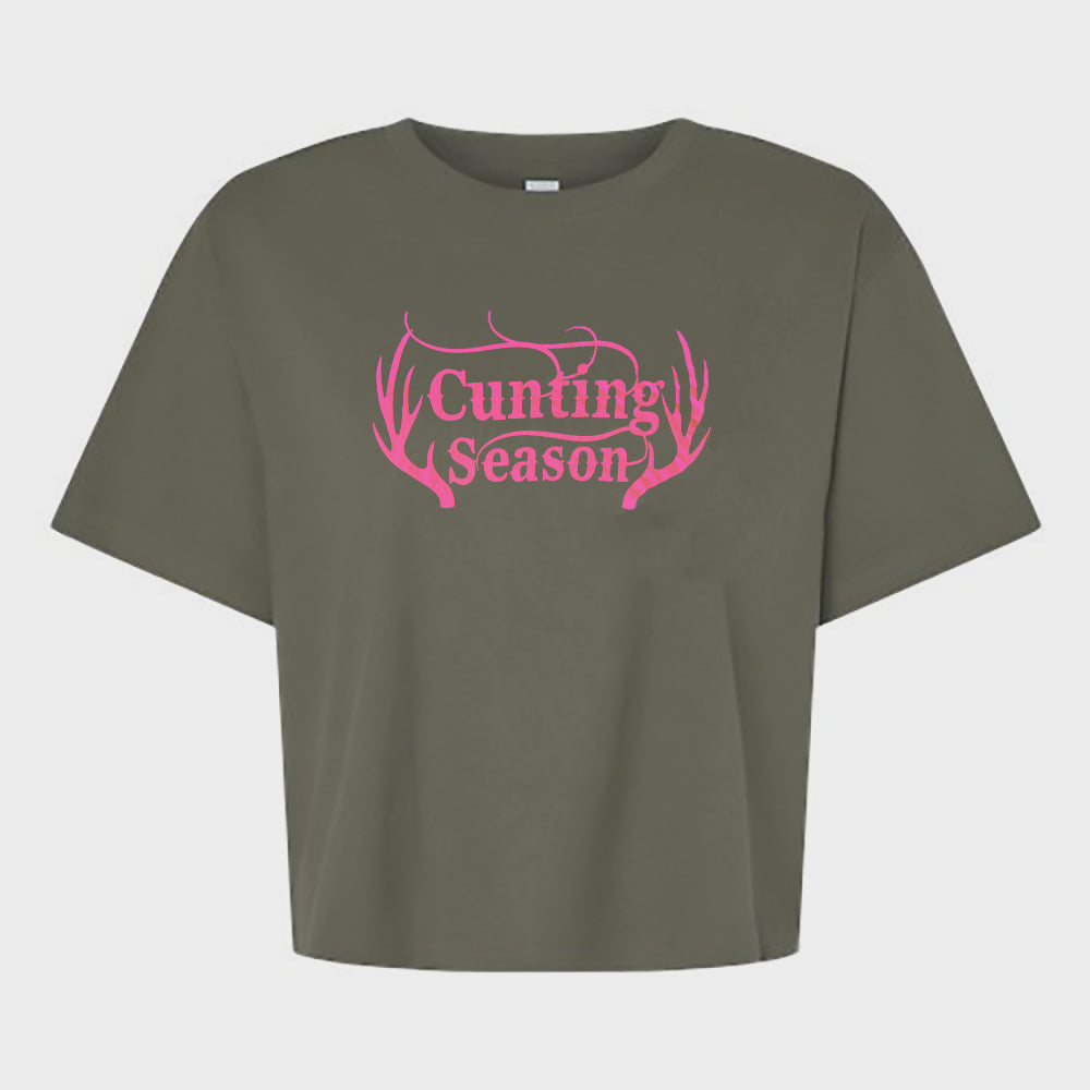 Cunting Season - Crop Tee Shirt