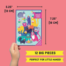 Load image into Gallery viewer, Cat Party - Puzzle Greeting Card