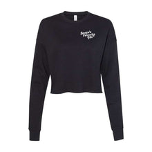 Load image into Gallery viewer, Santa's Favorite Ho Crop Sweatshirt