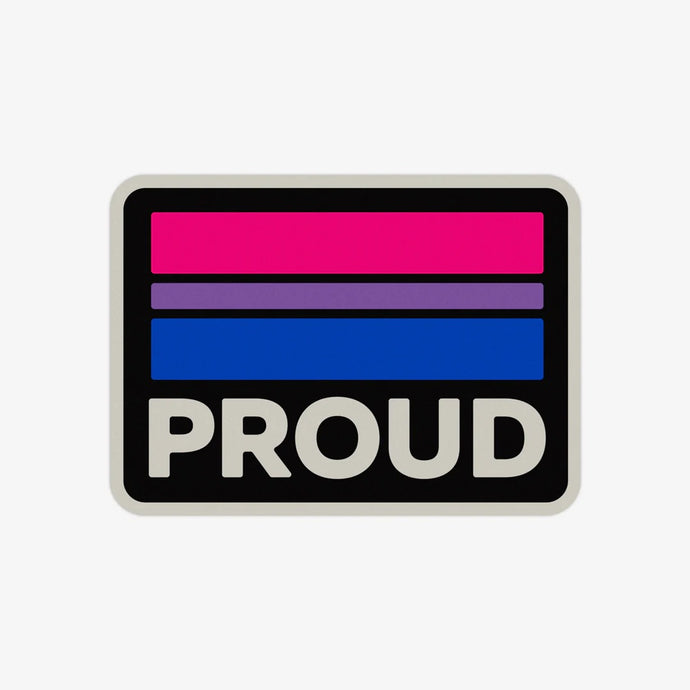 Proud Retro Bisexual Sticker