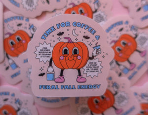 Feral Fall Energy Sticker