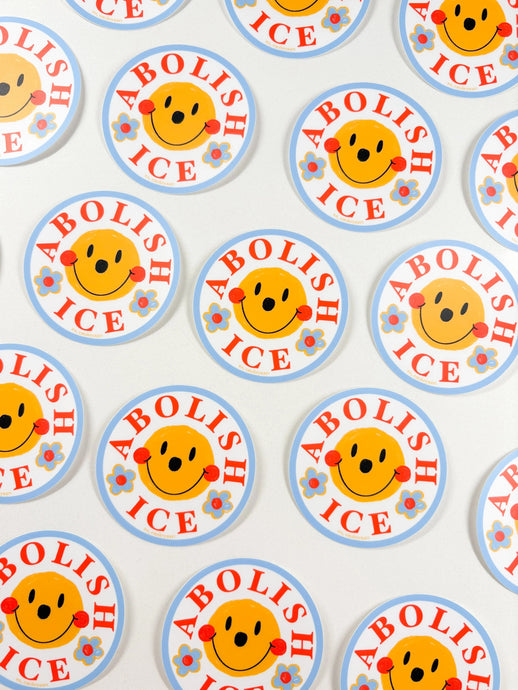 Abolish ICE Sticker -Emsbrynart