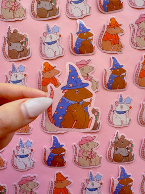 Wizard Rat Sticker