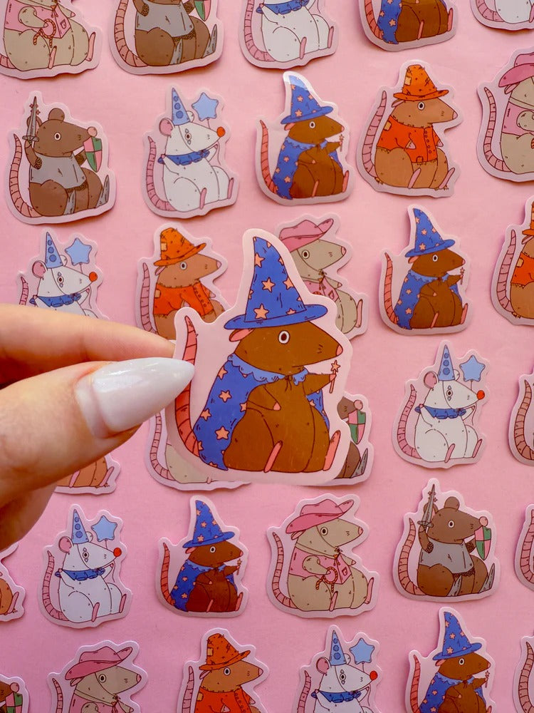 Wizard Rat Sticker