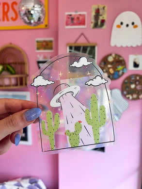 UFO Window Decal - Suncatcher
