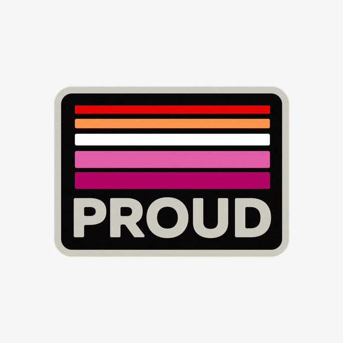 Proud Retro Lesbian Sticker