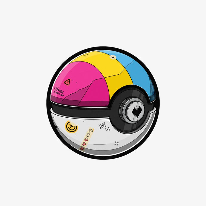 Pansexual Poke Ball Sticker