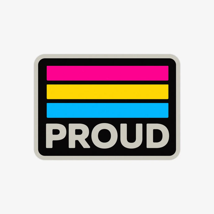 Proud Retro Pansexual Sticker