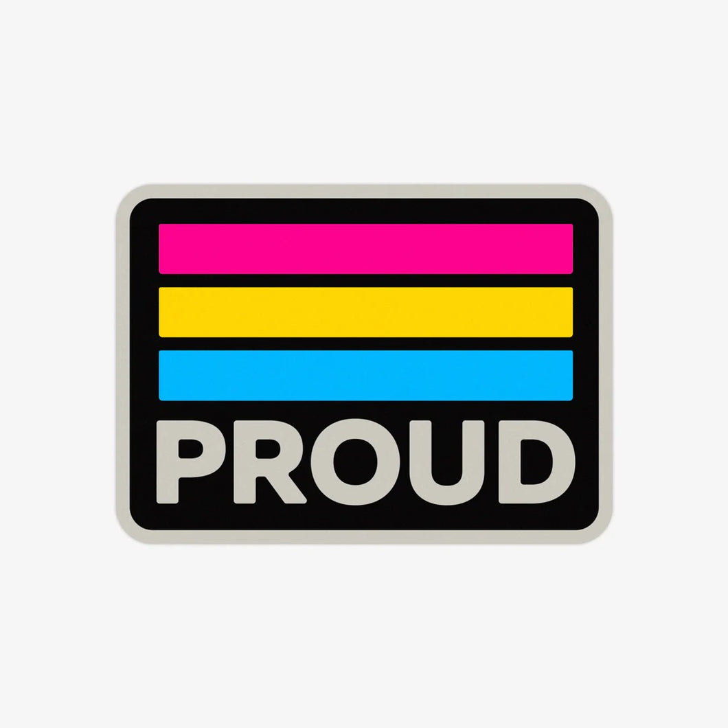 Proud Retro Pansexual Sticker
