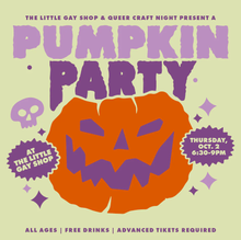 Load image into Gallery viewer, Pumpkin Carving Night with Queer Craft Night (2025)