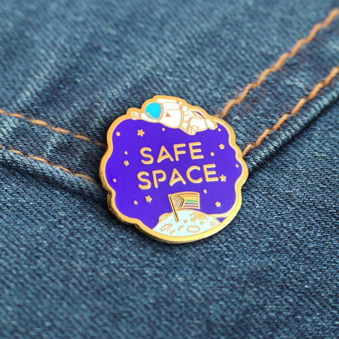 Safe Space Enamel Pin