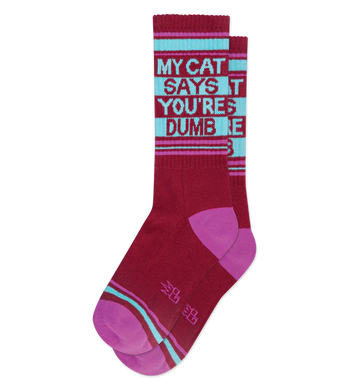 My Cat Says You're Dumb Socks