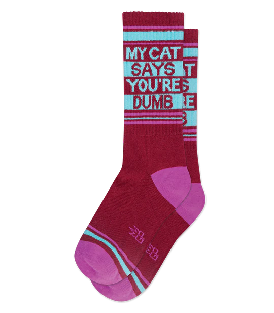 My Cat Says You're Dumb Socks