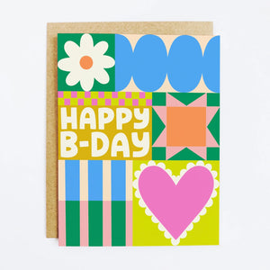 Quilted Birthday Greeting Card