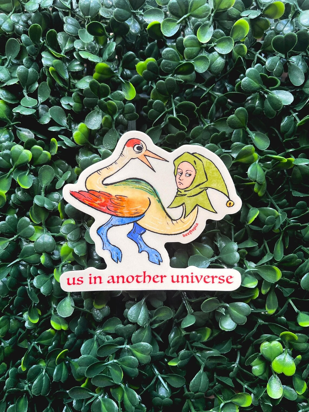Us in Another Universe Sticker