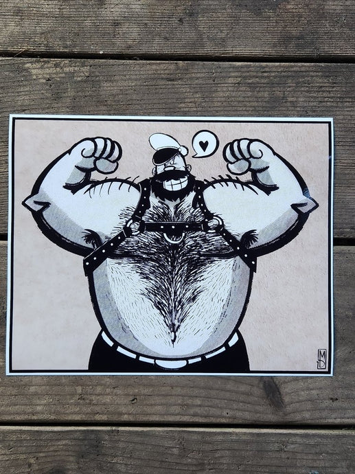 Bluto Shows Off - Art Print