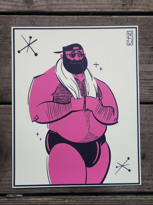 Fine Day for a Swim - Art Print