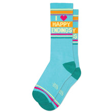 Load image into Gallery viewer, I ❤️ Happy Endings Gym Crew Socks