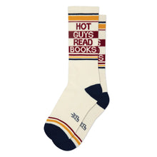 Load image into Gallery viewer, Hot Guys Read Books Gym Crew Socks